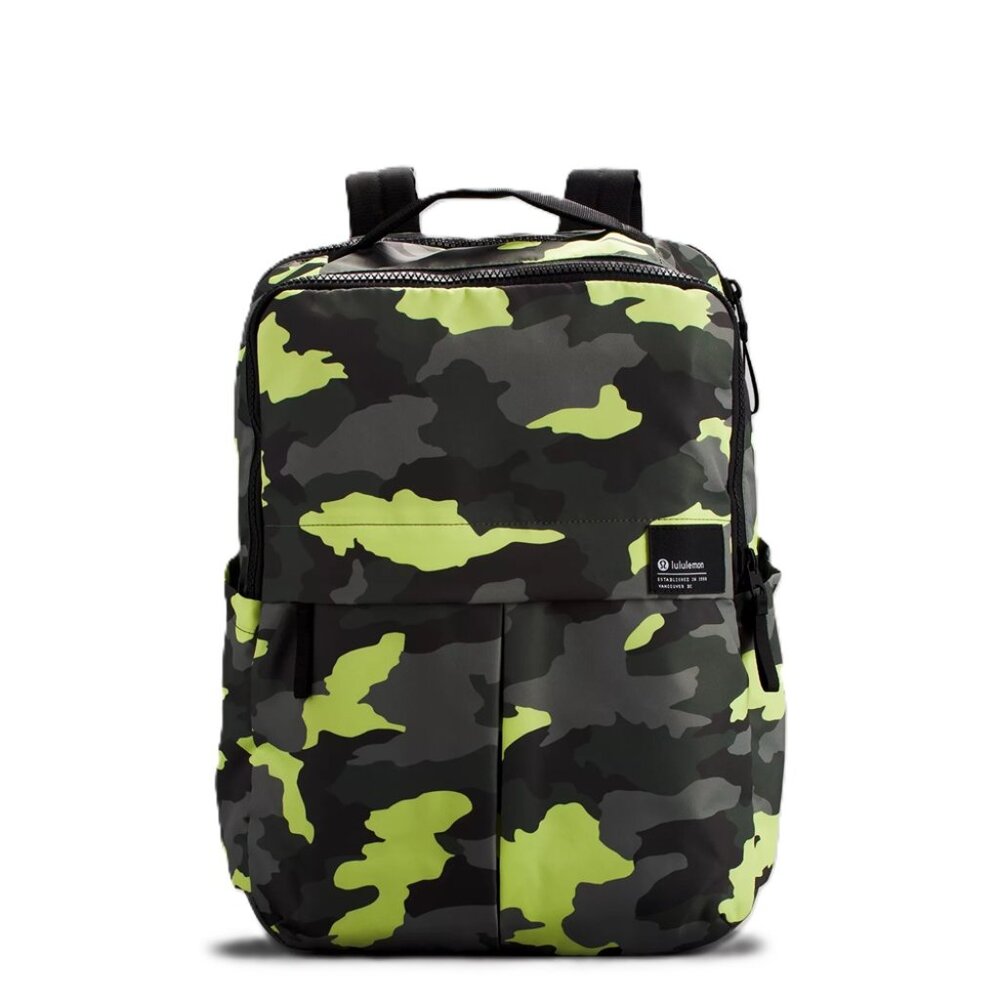 Lululemon Everyday Backpack 2.0 23L Heritage 365 Camo Neo Mint Multi/Black - NEW